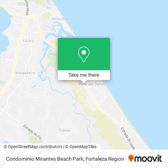 Condomínio Mirantes Beach Park map