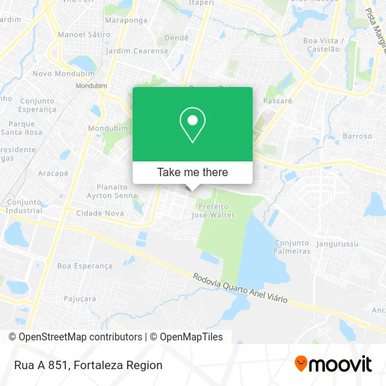 Rua A 851 map