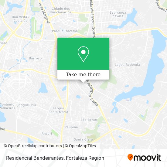 Residencial Bandeirantes map
