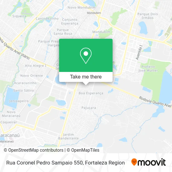 Rua Coronel Pedro Sampaio 550 map