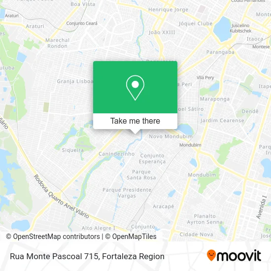 Rua Monte Pascoal 715 map