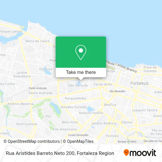 Rua Aristídes Barreto Neto 200 map