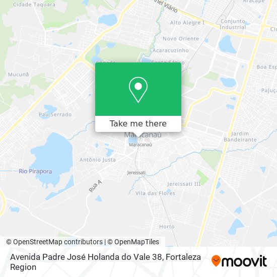 Avenida Padre José Holanda do Vale 38 map