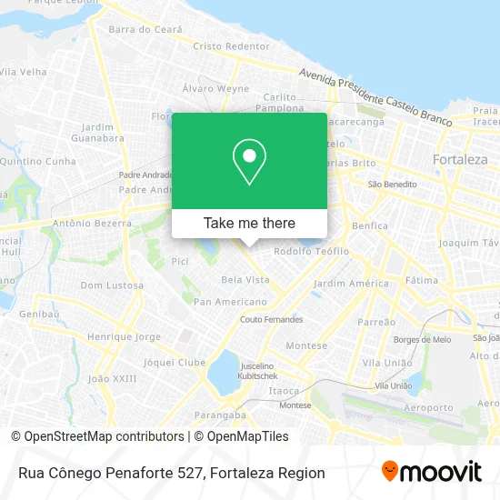 Rua Cônego Penaforte 527 map