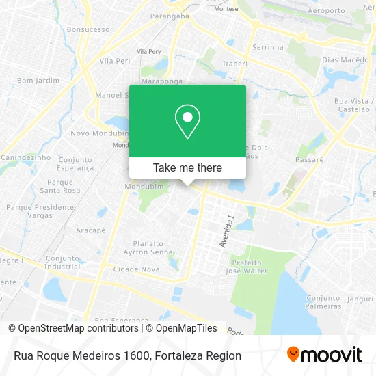 Rua Roque Medeiros 1600 map