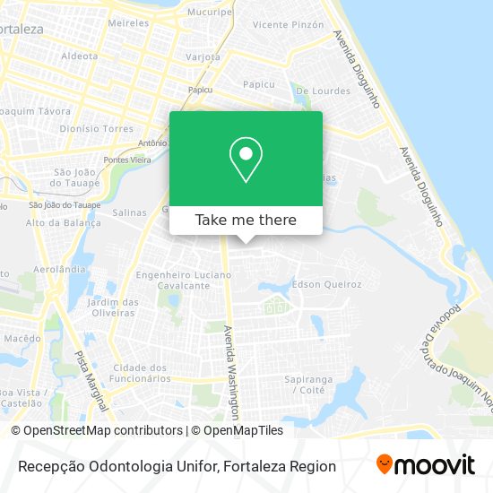 Recepção Odontologia Unifor map