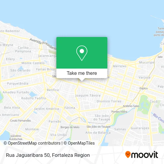 Rua Jaguaribara 50 map