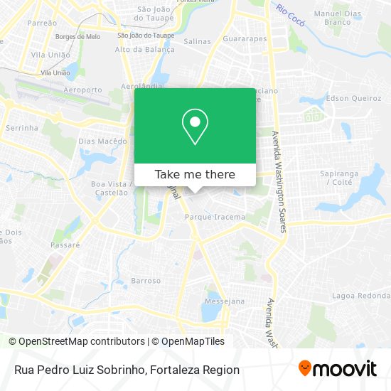 Rua Pedro Luiz Sobrinho map