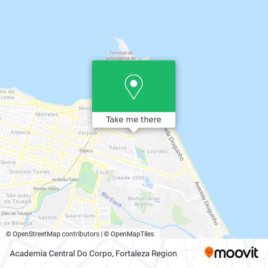 Academia Central Do Corpo map