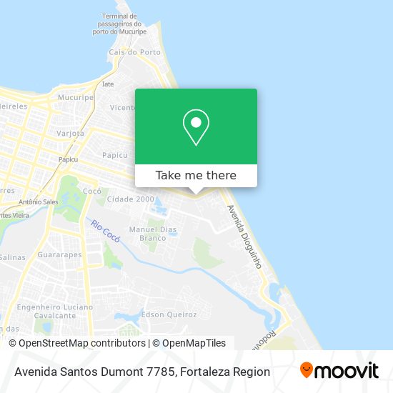 Mapa Avenida Santos Dumont 7785