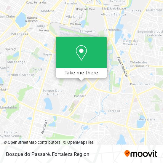 Bosque do Passaré map