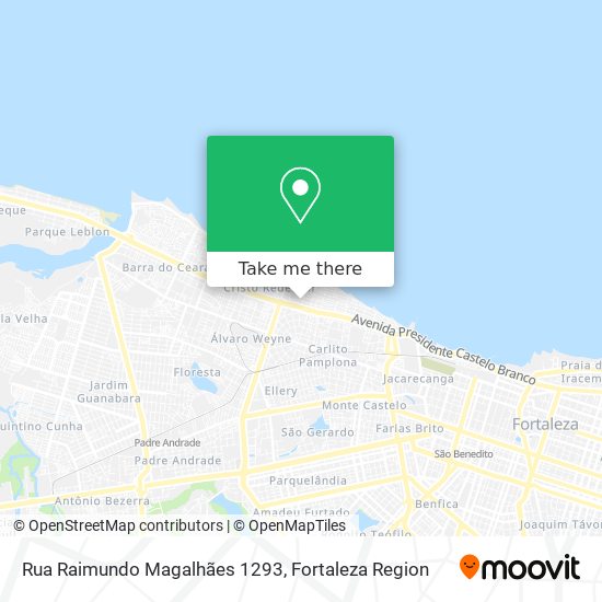 Rua Raimundo Magalhães 1293 map