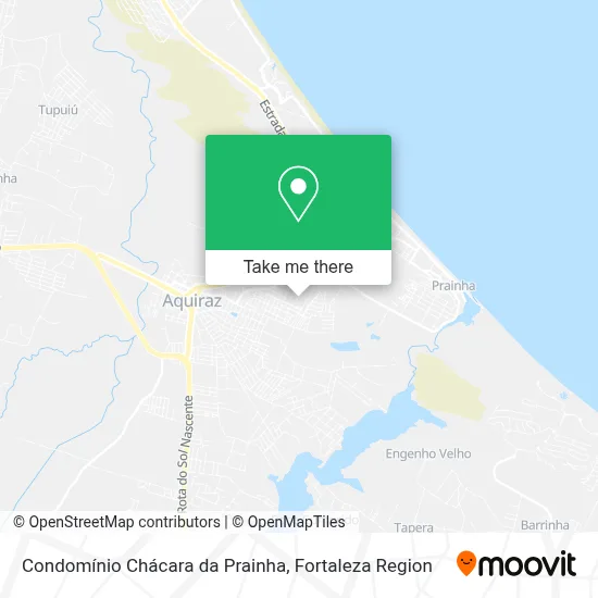 Condomínio Chácara da Prainha map