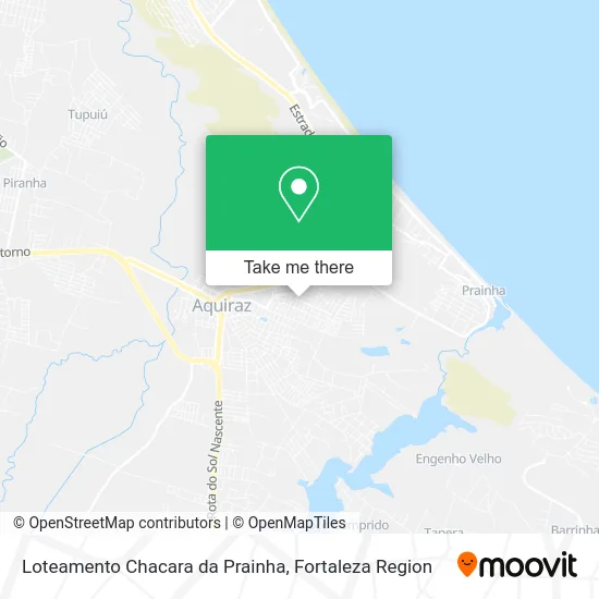 Loteamento Chacara da Prainha map