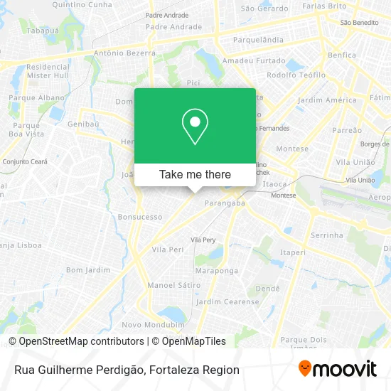 Mapa Rua Guilherme Perdigão