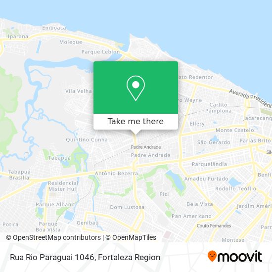 Rua Rio Paraguai 1046 map