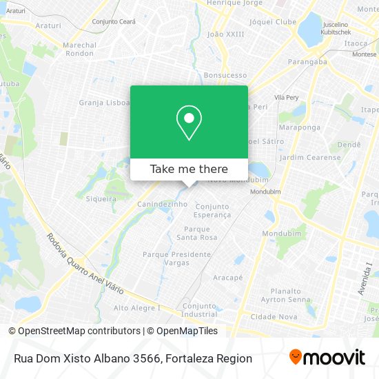 Rua Dom Xisto Albano 3566 map