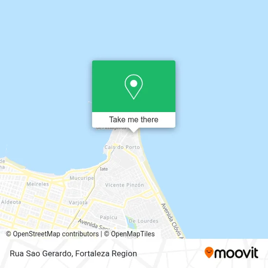 Rua Sao Gerardo map