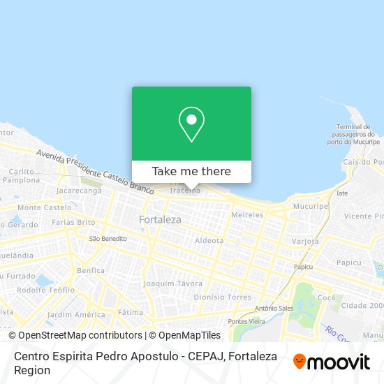 Centro Espirita Pedro Apostulo - CEPAJ map