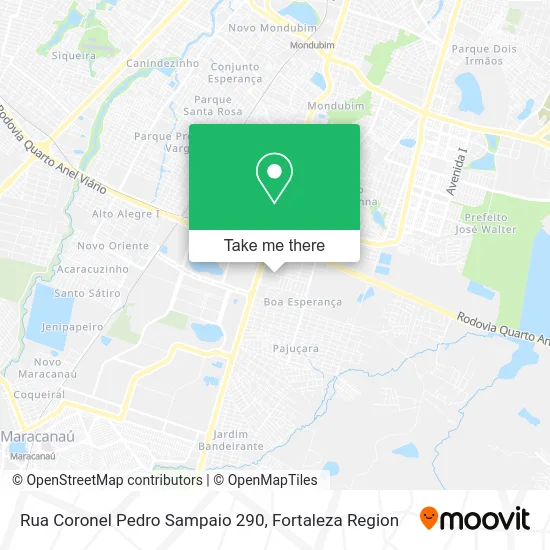 Rua Coronel Pedro Sampaio 290 map