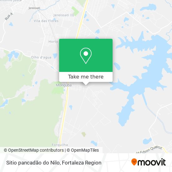 Sitio pancadão do Nilo map