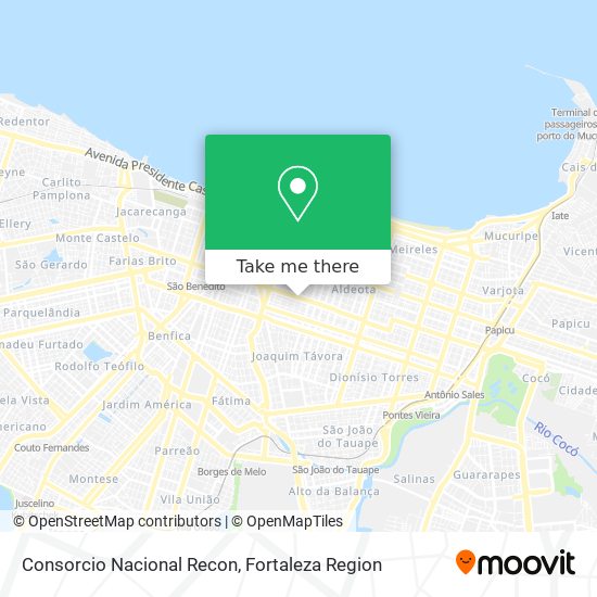 Consorcio Nacional Recon map