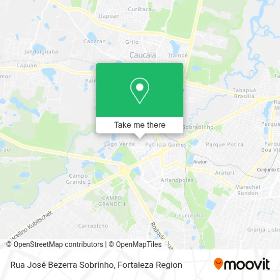 Rua José Bezerra Sobrinho map