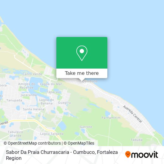 Sabor Da Praia Churrascaria - Cumbuco map