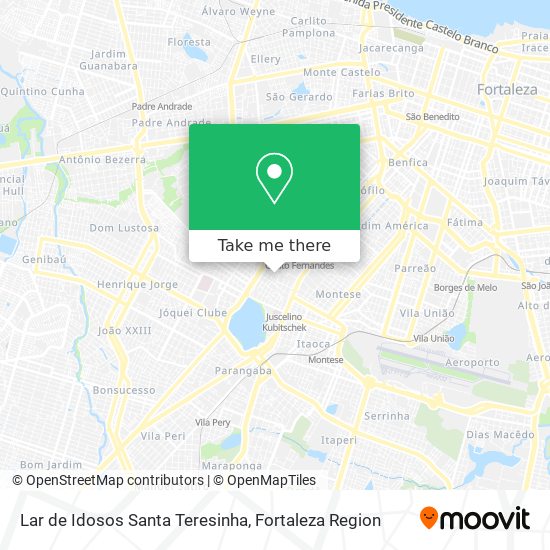 Lar de Idosos Santa Teresinha map