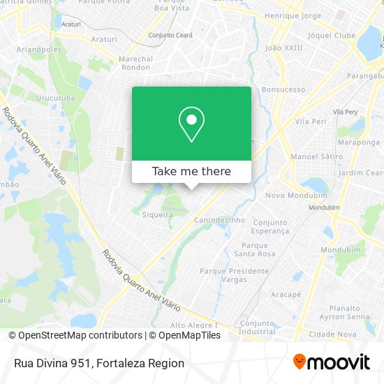 Rua Divina 951 map