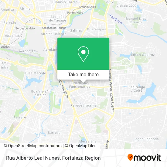 Rua Alberto Leal Nunes map