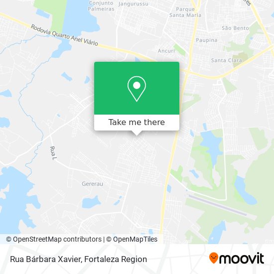 Rua Bárbara Xavier map