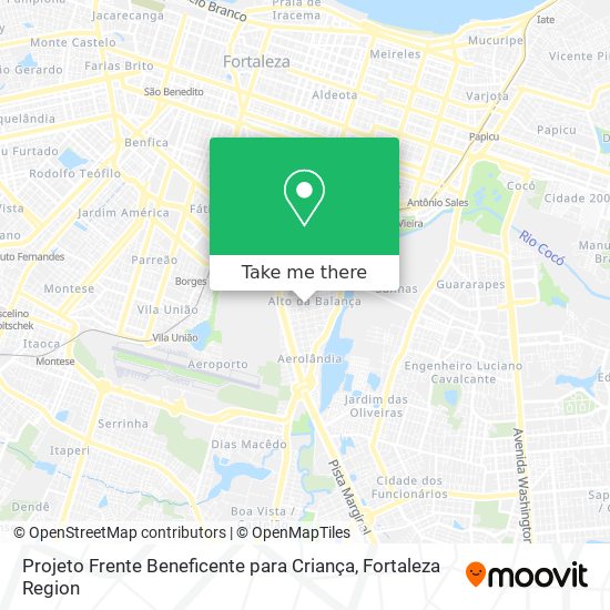 Projeto Frente Beneficente para Criança map