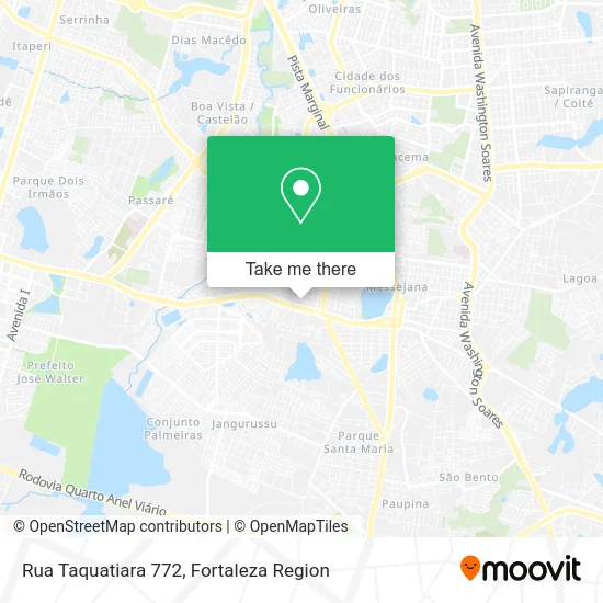 Rua Taquatiara 772 map