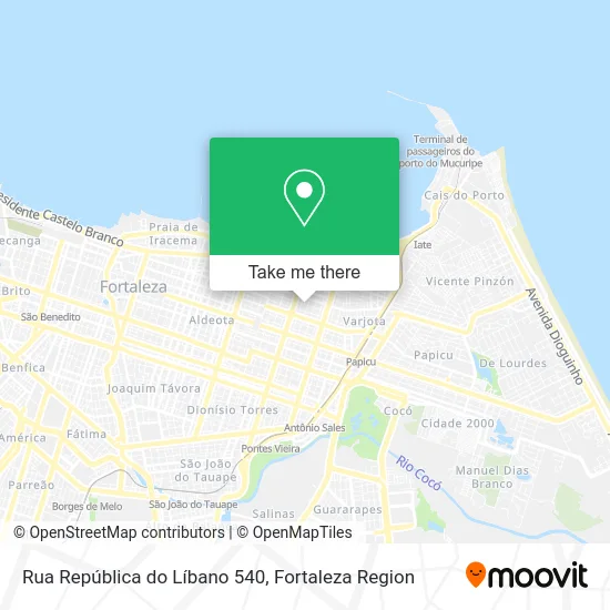 Rua República do Líbano 540 map