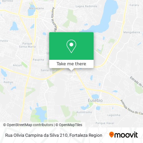 Rua Olívia Campína da Silva 210 map
