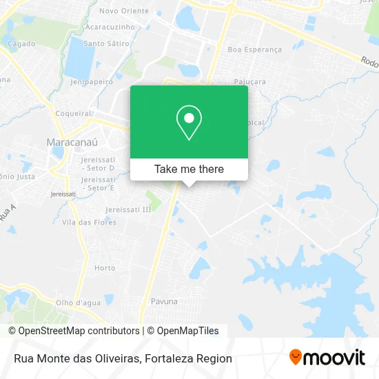 Rua Monte das Oliveiras map
