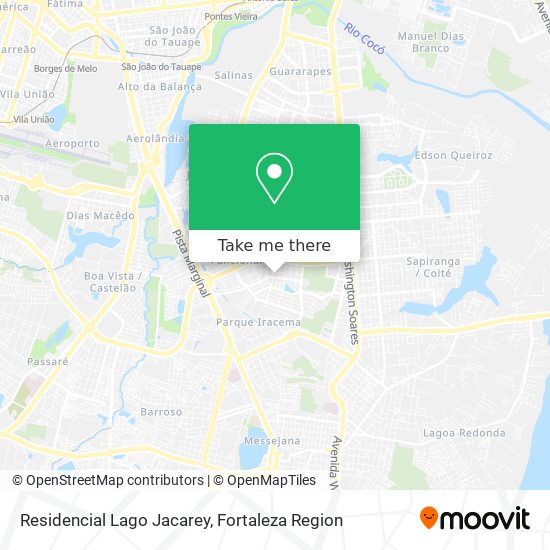 Residencial Lago Jacarey map