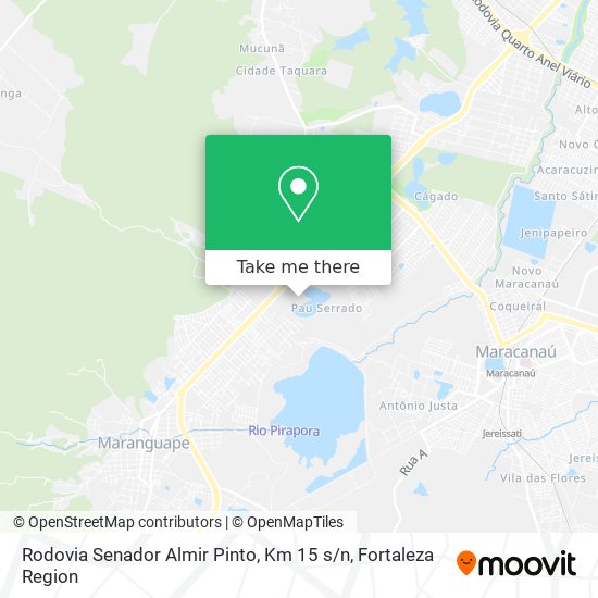Rodovia Senador Almir Pinto, Km 15 s / n map