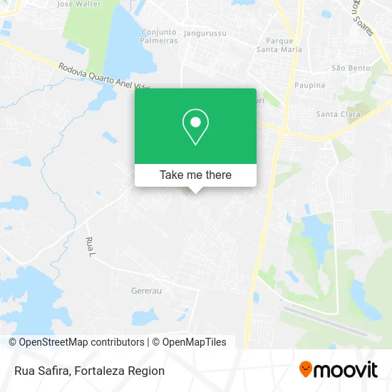 Rua Safira map