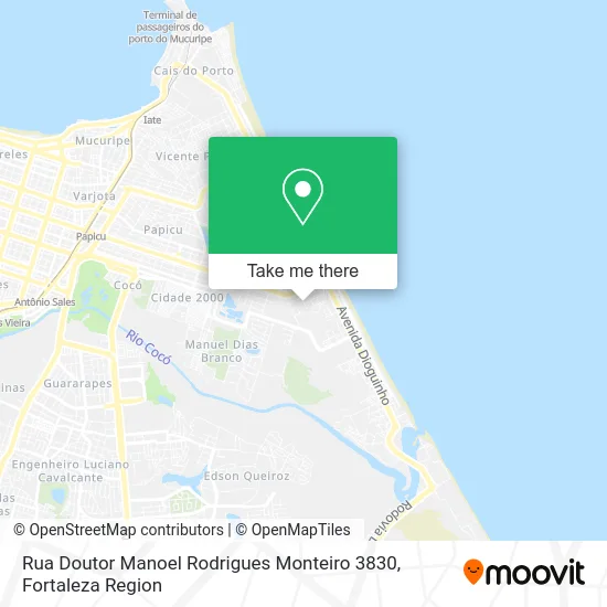 Rua Doutor Manoel Rodrigues Monteiro 3830 map