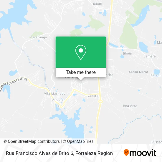 Rua Francisco Alves de Brito 6 map
