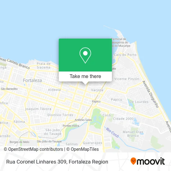 Rua Coronel Linhares 309 map