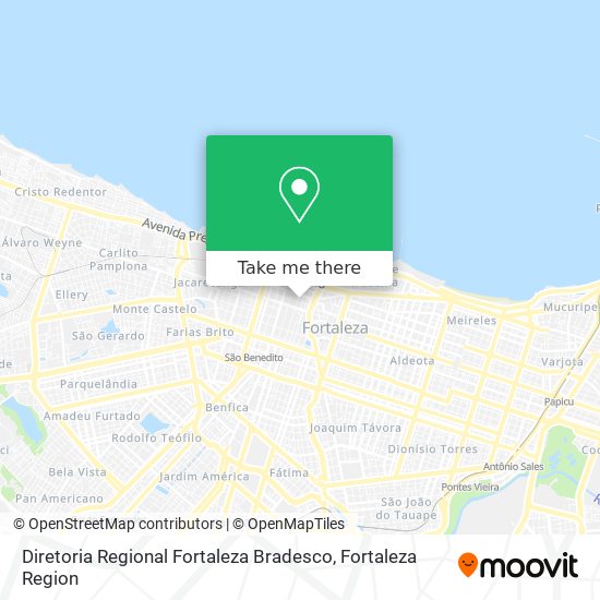 Diretoria Regional Fortaleza Bradesco map