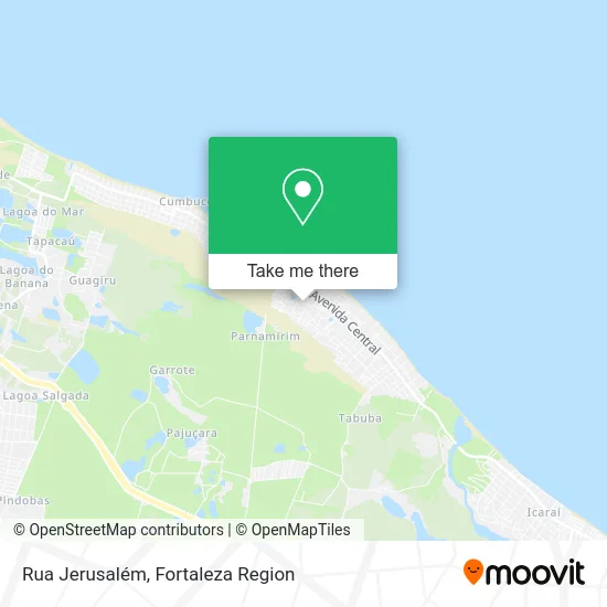 Rua Jerusalém map