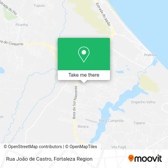 Rua João de Castro map