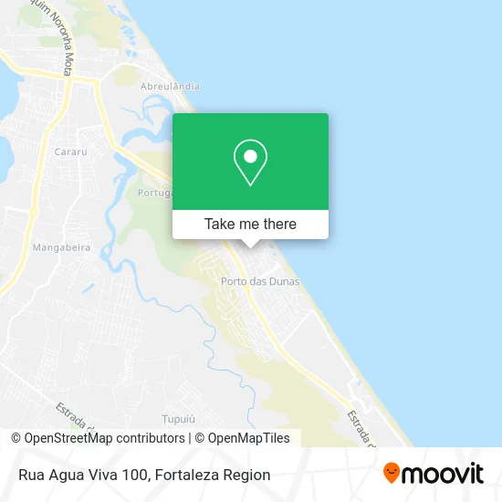 Rua Agua Viva 100 map