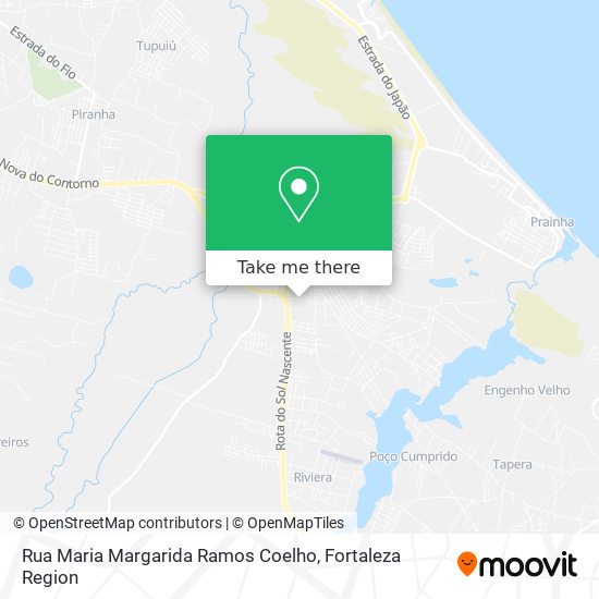 Mapa Rua Maria Margarida Ramos Coelho