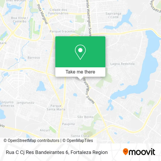 Rua C Cj Res Bandeirantes 6 map