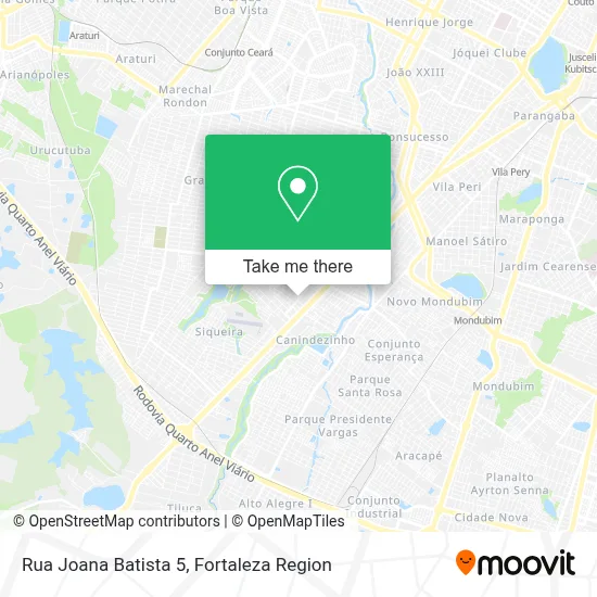 Rua Joana Batista 5 map